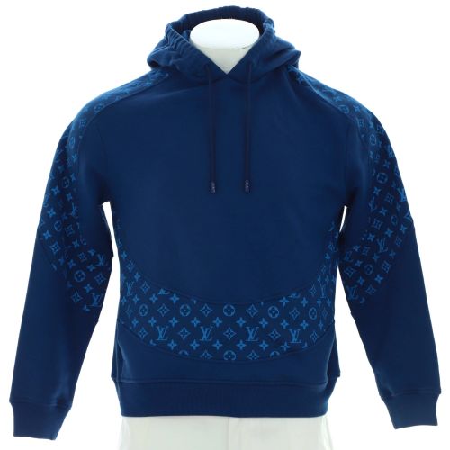 Men's Circle Cut Hoodie Monogram Cotton