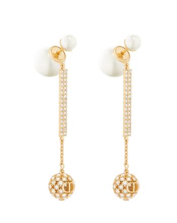 Christian Dior Women's Dior Tribales Earrings Golden