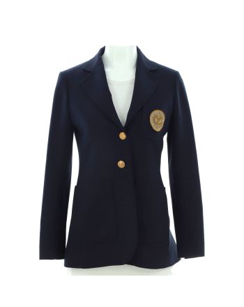 Women's Preppy Blazer Wool Blend