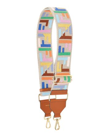 Fendi Strap You Ribbon Shoulder Strap Coffee